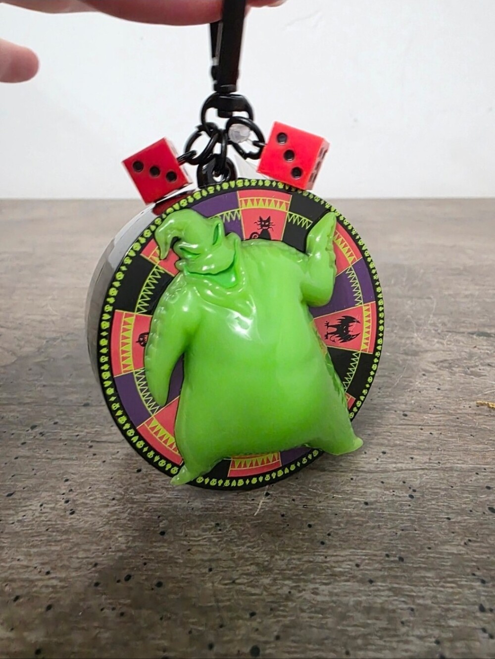 Bath and Body Work Oogie Boogie Nightmare Before Christmas Keychain Dice Viral